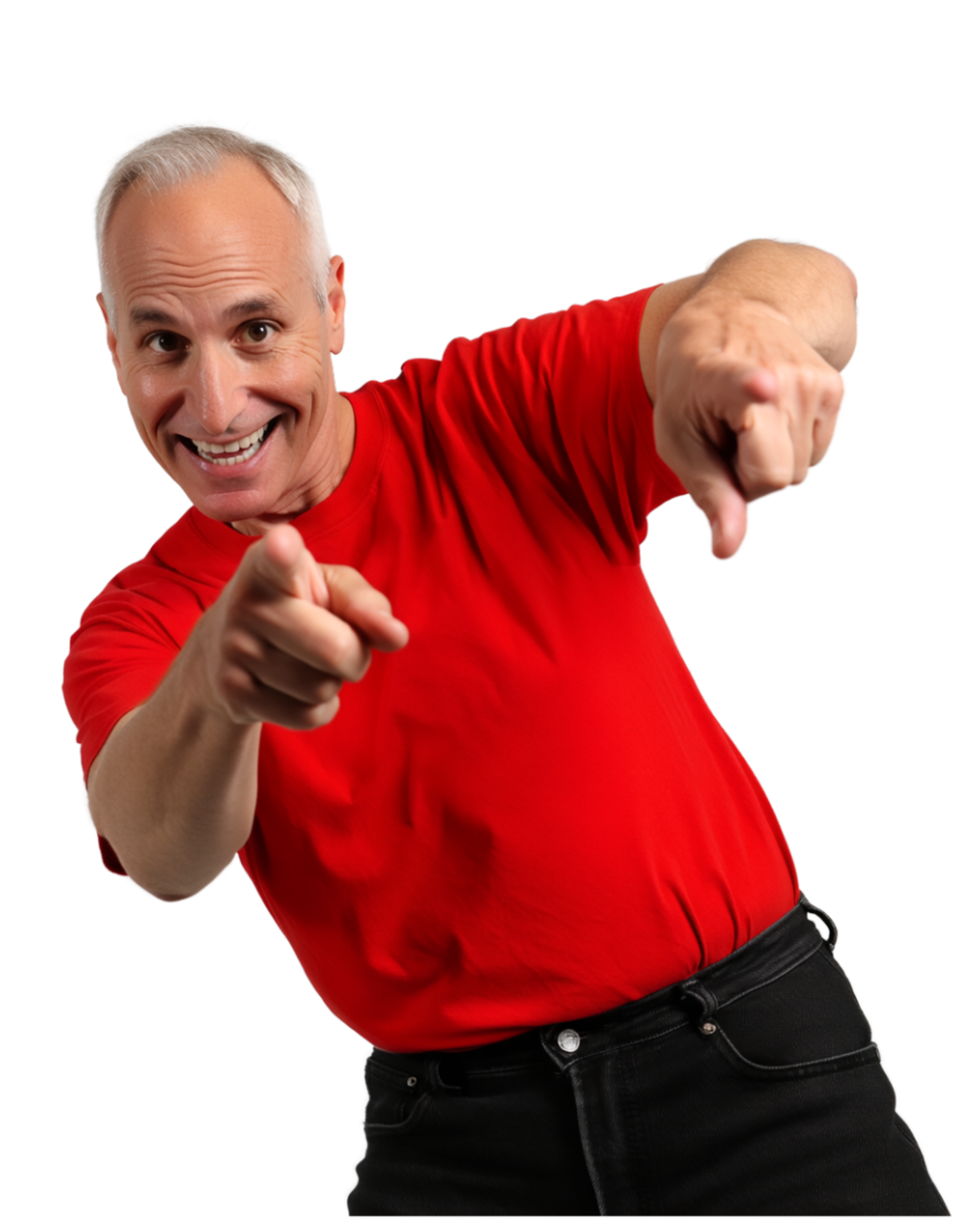 David Jack pointing at you — live kids concert performer