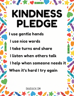 Kindness Pledge Poster